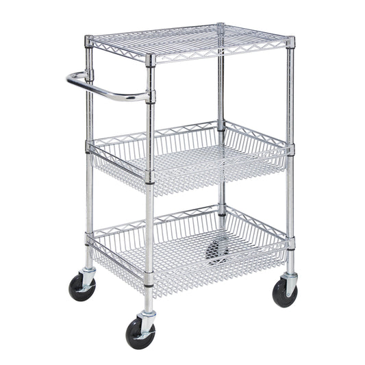 Honey-Can-Do 40 in. H X 18 in. W X 24 in. D Utility Cart