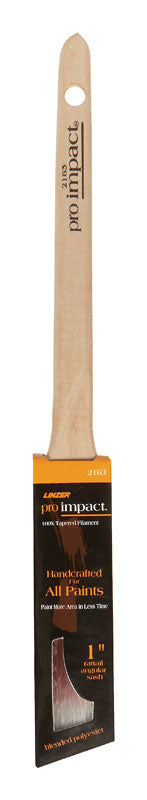 Linzer Pro Impact 1 in. Angle Trim Paint Brush
