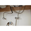 Keeney 1/4 in. FIP in. X 3/8 in. Compression Brass Dual Shut-Off Valve