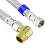 Lasco 3/8 in. Compression X 3/8 in. D Compression 72 in. Braided Stainless Steel Dishwasher Supply L