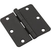 National Hardware 3-1/2 in. L Black Door Hinge 1 pk