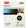 3M Wetordry 11 in. L X 9 in. W 220 Grit Silicon Carbide Sanding Sheet 50 pk