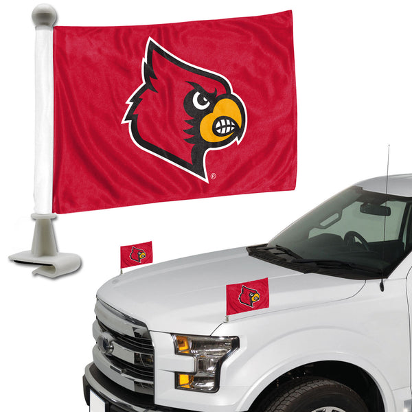 University of Louisville Ambassador Car Flags - 2 Pack