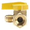 Homewerks 1/2 in. Brass Flare x FIP Ball Valve Quarter-Turn Lever For Gas