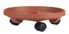 Bloem Terracotta Clay Resin Round Plant Caddy 3.6 H x 11.9 Dia. in. with Saucer - Deal of The Week