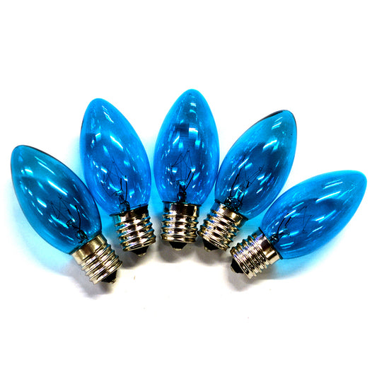 Holiday Bright Lights Incandescent C9 Blue 25 ct Replacement Christmas Light Bulbs 0.08 ft.