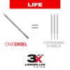 Diablo 3/4 in. W Chisel 1 pc