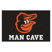 MLB - Baltimore Orioles Man Cave Rug - 19in. x 30in.