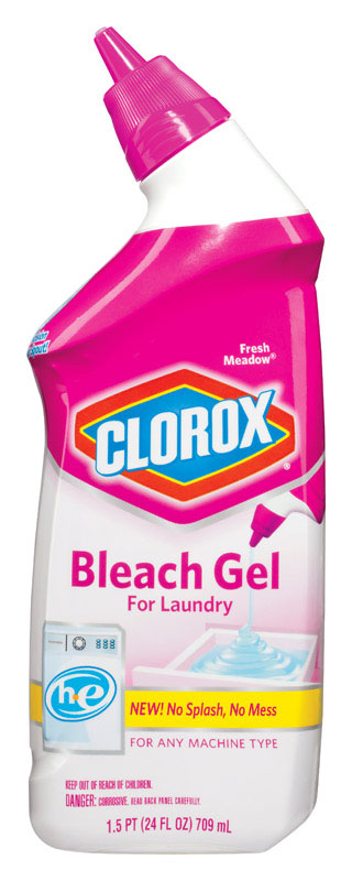 Clorox He Bleach Laundry Gel Fresh Meadow Scent 24 Oz