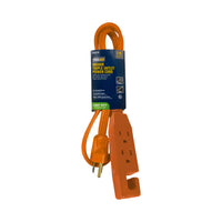 Projex Indoor 3 ft. L Orange Triple Outlet Cord