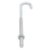 Hampton Medium Zinc-Plated Silver Zinc 6.9375 in. L J-Bolt 175 lb. 1 pk (Pack of 10)