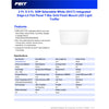 Feit EDGELIT 1 in. H X 24 in. W X 48 in. L Frost White LED Flat Panel Light Fixture