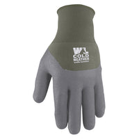 Wells Lamont Hydrahyde Women's Winter Work Gloves Gray/Green M 1 pk