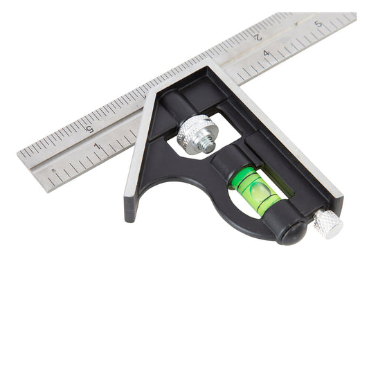 Mayes 6 in. L Die Cast Zinc/Stainless Steel Combination Square