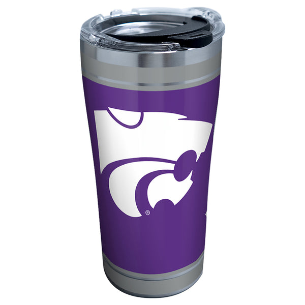 Vaso Tervis Collegiate de 20 oz con tapa, multicolor, sin BPA, de Kansas State Wildcats