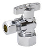 BK Products ProLine 5/8 in. Compression X 1/2 in. Compression Brass Angle Stop Valve