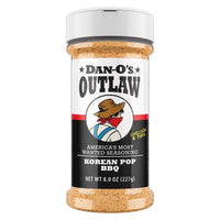 Dan-O's Outlaw Korean Pop BBQ Seasoning 8 oz