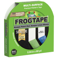 FrogTape 0.94 in. W X 60 yd L Green Medium Strength Painter's Tape 1 pk