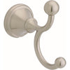 Delta Genuine Parts 138037 Satin Nickel Delta Crestfield Double Robe Hook