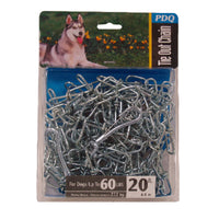 PDQ Silver Steel Dog Tie Out Chain Large