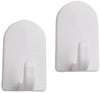 iDesign 1.5 in. L White ABS Mini Hook 6 pk