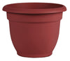 Bloem Ariana 8.5 in. H X 10 in. D Plastic Planter Burnt Red