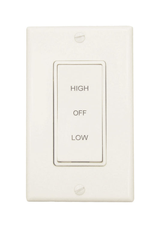 Air Vent White Plastic Wall Switch