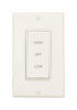 Air Vent White Plastic Wall Switch