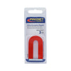 Master Magnetics 07225 2 X 1 X 0.25 Red Alnico Horseshoe Magnet With Keeper
