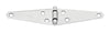 National Hardware 4 in. L Zinc-Plated Heavy Strap Hinge 1 pk