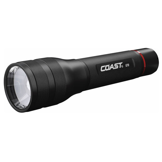 Coast G70 850 lm Black LED Flashlight AA Battery