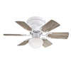 Westinghouse Petite White 6-Blade 3000K Indoor Ceiling Fan 9.8W 2027 CFM 30 W x 12 H in.