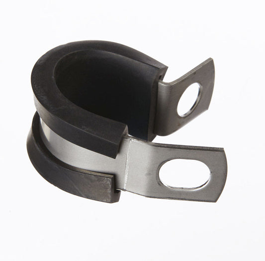 Jandorf 1/2 in. D Stainless Steel Cushion Clamp 2 pk