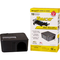 Tomcat Rat Killer II Refillable Bait Station 16 oz Indoor Outdoor Rat and Mouse Control Station