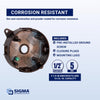 Sigma Engineered Solutions New Work 16 cu in Round Die-Cast Metal Weatherproof Box Bronze - Deal of The Week