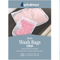 Whitmor White Mesh Fabric Collapsible Laundry Bag