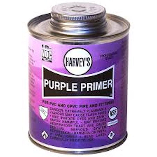 Harvey's Purple Primer For CPVC/PVC 16 oz