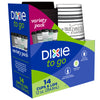 Dixie To Go Assorted Paper COFFEE HAZE Cups 14 pk (Pack of 8)