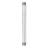 STZ Industries 1/2 in. MIP each X 1/2 in. D MIP Galvanized Steel 9 in. L Nipple - Open Box