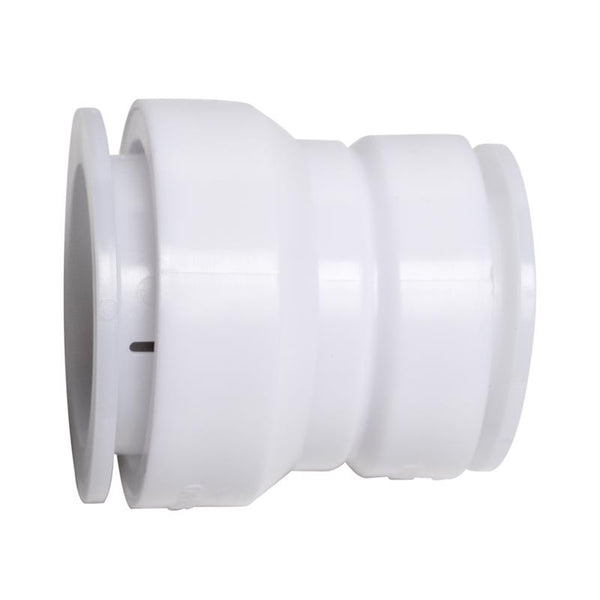 Conector Marvel de plástico Keeney Insta Plumb de 1-1/2 in. D - Caja abierta