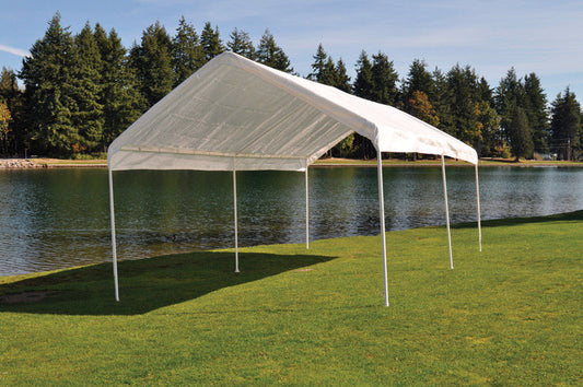 Foremost Tarp Co. Polyethylene Canopy 108 ft. H X 120 in. W X 240 in. L