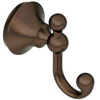 OIL RUBBED BRONZE DOUBLE ROBE HOOK