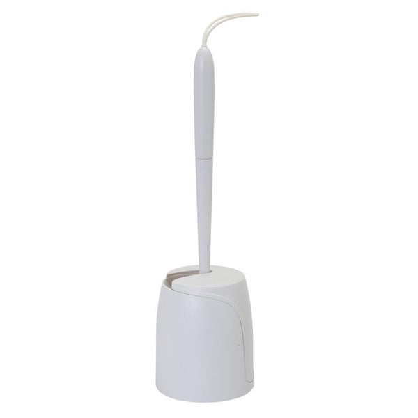 Cepillo y soporte para inodoro Zenna Home, blanco