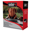 Weber Deluxe Steel Poultry Roaster 15.5 in x 12.3 in 1 Pack