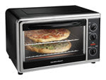 HB Stainless Steel Black Convection Toaster Oven 14.5 in. H X 23 in. W X 18 in. D
