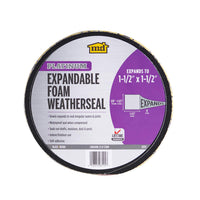M-D Building Products Platinum Black Foam Weather Stripping Tape For Gaps and Openings 8 ft. L X 1.5
