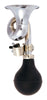 Bell Sports Honker 300 Silver/Black Steel Bugle Horn 3 L x 9-13/16 H x 4 W in.