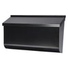 Gibraltar Mailboxes Woodlands Contemporary Galvanized Steel Wall Mount Black Mailbox