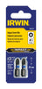 Irwin Impact Performance Series Phillips #3 X 1 in. L Insert Bit Steel 2 pc