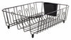 Rubbermaid 5.9 in. H x 13.8 in. W x 17.6 in. L Steel Dish Drainer Black (Pack of 6)